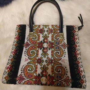 Vintage Embroidered Handbag